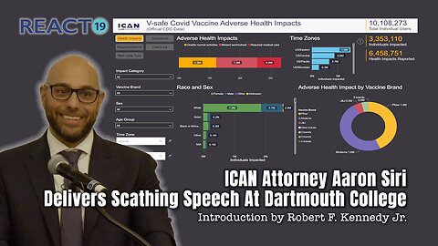 ICAN Attorney Aaron Siri Delivers Scathing Speech At Dartmouth College