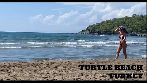 IZTUZU BEACH , TURTLE BEACH DALYAN TURKEY