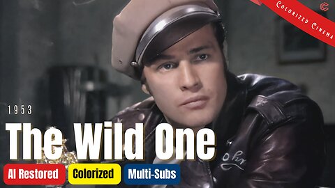 The Wild One (1953) | Colorized | Marlon Brando, Mary Murphy | Crime Film | Subtitles