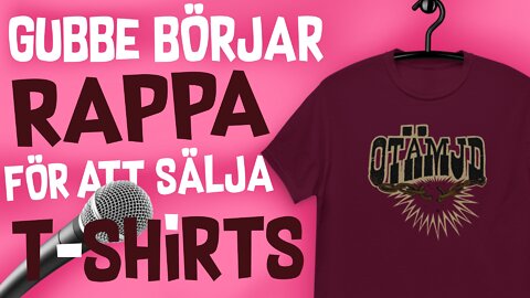 Gubbe börjar RAPPA för att sälja T-shirts