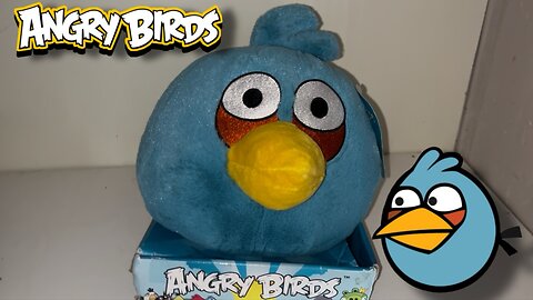 Angry Birds Blue bird 8 inch 2011 era Plush RARE FOR SALE