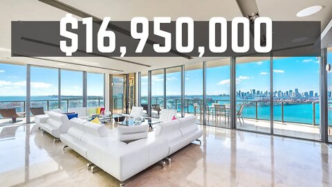 $16.95 Million Ultra Luxury Miami Beach Waterfront Condo