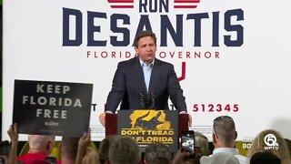 Gov. DeSantis rallies voters in Boynton Beach