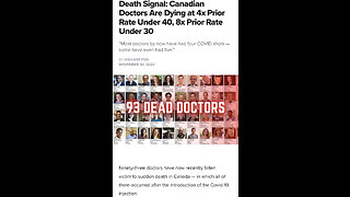 93 Doctors in Canada - premature deaths