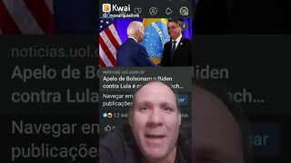 Bolsonaro pede a Biden ir contra lula e a esquerda pede impeachment