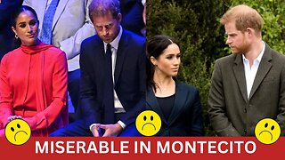Prince Harry "Miserable in Montecito" and Acting Like He is Happy! #meghanmarkle #princeharry