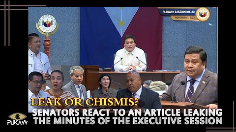 Senado na-alarma! Senators react to the alleged leak during executive session #cif #senateleak