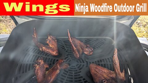 Smoked Air Fryer Wings, Ninja Woodfire Outdoor Grill Recipe