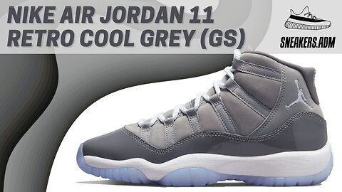 Nike Air Jordan 11 Retro Cool Grey (2021) (GS) - 378038-005 - @SneakersADM