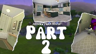Cottage Living Modern Farm House Build Decorating! (Part 2) (Speed Build)