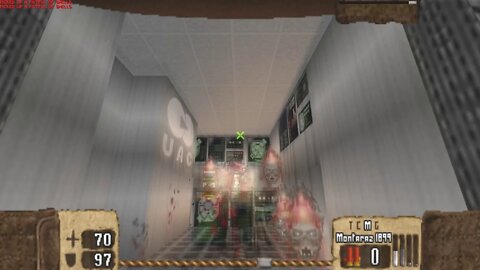 Doom 2 Operation BIOWAR level 6 Gunslinger Max with HND (2,1,0)