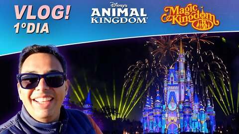 Vlog! ANIMAL + MAGIC KINGDOM com direito ao Show de 50 anos da Disney.