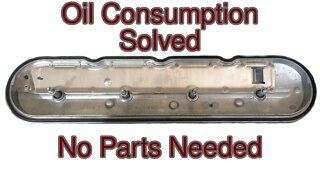 Oil Consumption solved Update Your Own Valve Cover GM V8