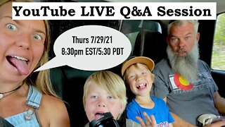 Live Q&A Session from Spokane, WA // WHY NO VIDEOS LATELY?!