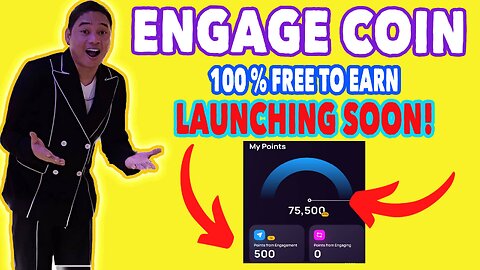 ENGAGE COIN WILL BE LAUCHING SOON! GET YOURS NOW FOR FREE!