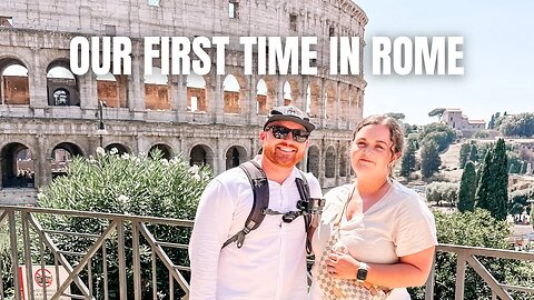 When in Rome! The Trevi Fountain and the Coliseum