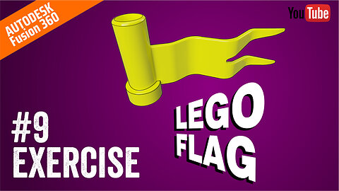 #9 Fusion Wednesday - Lego Flag | Fusion 360 | Pitacchio Graphic