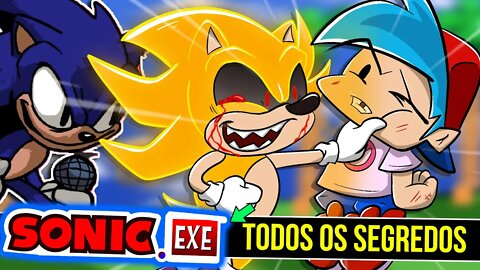 SONIC EXE v2 vs FRIDAY Night Funkin e SEUS SEGREDOS Revelados - Rk Play