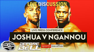 Anthony Joshua vs Francis Ngannou: Final Press Conference | LIVE COMMENTARY