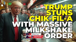 Trump Stuns Chick-Fil-A with Massive Milkshake Order Sending Shockwaves Nationwide