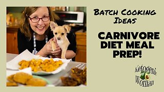 Keto and Carnivore Meal Prep | Easy Batch Cooking for Carnivore Diet | May is Dairy Free Challenge!