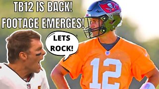 Tom Brady RETURNS To Buccaneers PRACTICE FIELD as TB12 Footage EMERGES!