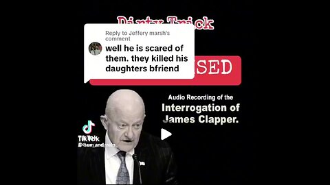 Clapper dishing DIRT on the Deep State