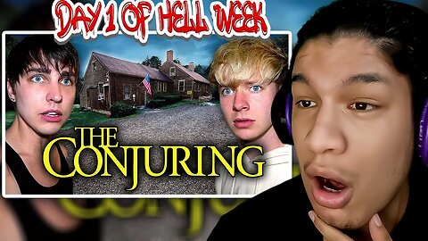 Youtubers Surviving A Week at The Real Conjuring House (Sam and Colby)| Day 1