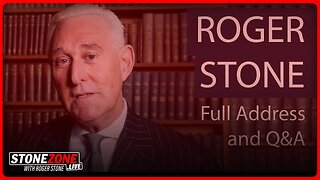 Roger Stone Addresses The Prestigious Oxford Political Union | The StoneZONE