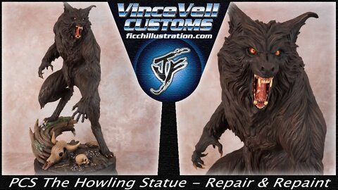 PCS The Howling Statue Repair Repaint