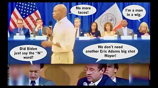 Biden Insults Blacks New York Mayor Eric Adams Offends Illegal Alien Venezuelan And Ecuadorian Tacos