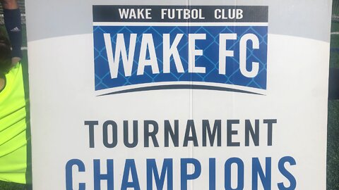 Wake FC soccer tournament 2/6/22 champions”Fusion”