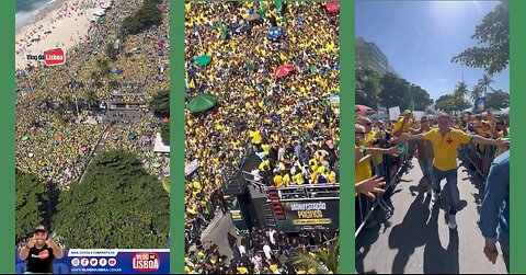 BRAZIL: Free Speech Rally in Rio de Janeiro draws massive crowd!