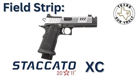 Field Strip: Staccato XC (2011 style 1911 in 9mm)