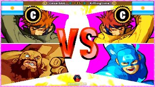 Marvel Vs Capcom: Clash Of Super Heroes (cesar666 Vs. Killingtime) [Argentina Vs. Argentina]