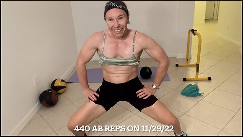 270 Rep + ? Ab Reps in 10 mins…5th Time to Improve!!