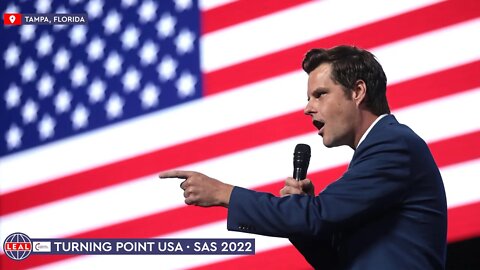 🇺🇸 Matt Gaetz en la Cumbre de Acción Estudiantil de Turning Point USA (23 julio 2022)