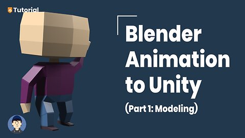 How to model and rig a low-poly character in Blender [2.93] and Unity 2021 (Part 1/2)