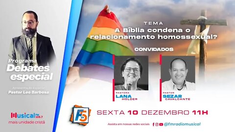 Debates - A Bíblia condena o relacionamento hom0ssexv4l? - Lanna Holder e Pastor Sezar Cavalcante