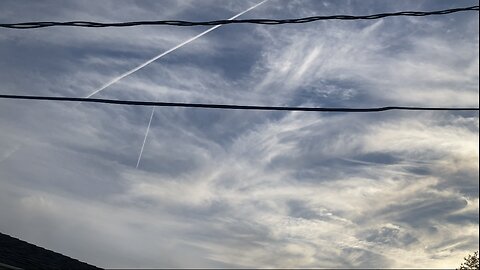 Chemtrails 1-13-24, 5Pm! Almost Every Day! Read Description