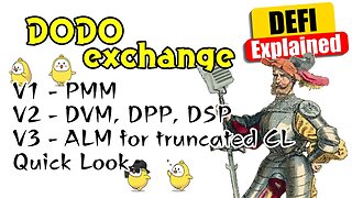 DODO exchange - V1 PMM, V2 DVM, DPP, DSP, V3 ALM for truncated CL