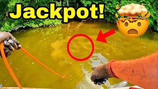Magnet Fishing JACKPOT Found Under Giant Tree!