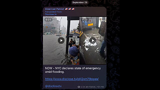 1/2-NOW - NYC declares state of emergency amid flooding.