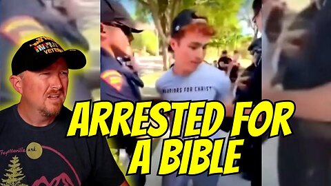 Police Arrest Teen For Reading Bible In Public!