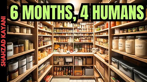 How to Stockpile 6 Months of Emergency Food for 4 People - Prepper Pantry