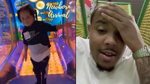 G Herbo Is Worn Out Trying To Keep Up Wit Son Yosohn At Jumping World! 🥵