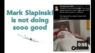 Mark Slapinski not doing sooo good 💉