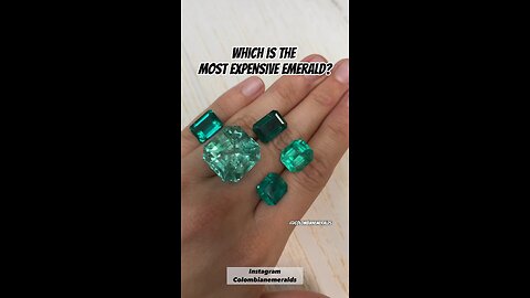 Which kind of emerald quality is the most expensive and has more value - Here's why!