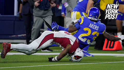 Cardinals' Budda Baker stretchered off field after scary collision with Cam Akers