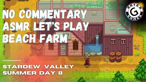Stardew Valley No Commentary - Family Friendly Lets Play on Nintendo Switch - Summer Day 8